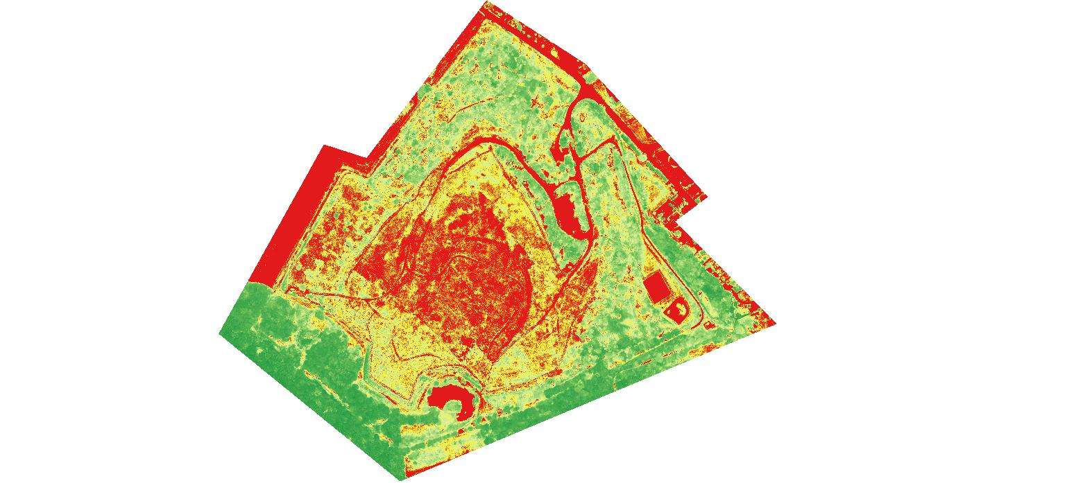 Indice NDVI Site Méthanisation