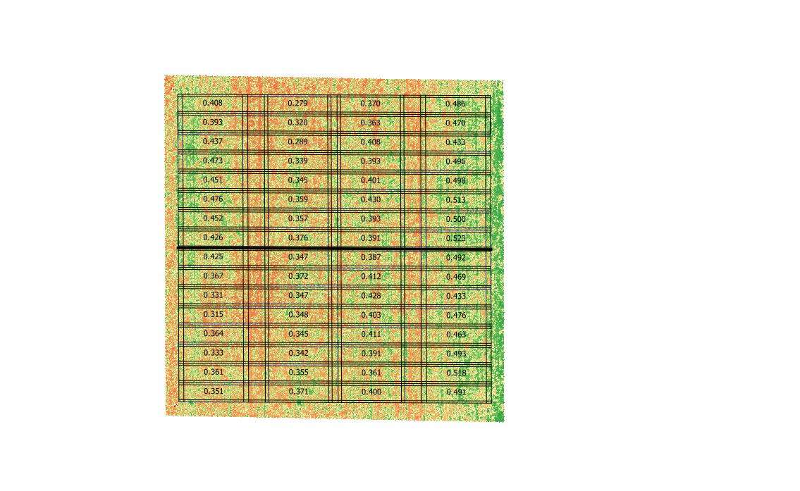 NDVI Sur Essai Colza